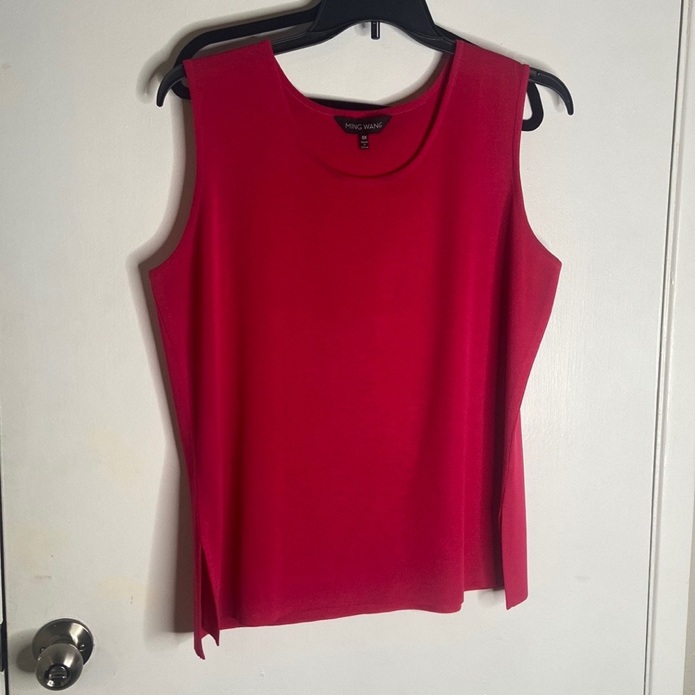 Ming wang sleeveless tank